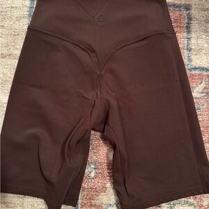 Women's Chocolate Brown Bike Shorts